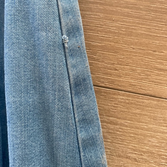 ZARA DENIM MAXI DRESS MEDIUM SIZE - Picture 11 of 12